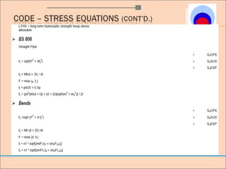 [Point] pipe stress analysis by computer-caesar ii | PPT