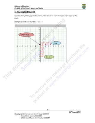 noitacudEniamolpiD
0720SP - shtaMdnaecneicSyramirPniTCI
4
42 ht
0102tsuguA
enoD :yb itniBitawalasroNitiShjH jH 4200d01ipanA
0100d01dumhaMitniBhadisaR
1200d01tuhuSjHitniBharzaMrooNitiShjH
.2 tniopehttolpotwoH
saB tniopagnittolpnehwyllaci rebmunlaitinieht uohs l ehtfonigiroehtroorezmorftnuocebd
hparg .
:elpmaxE XneviG - Yehtdna4=sixa - =sixa -6
4=X
=Y -6
nigirO )0,0(
 