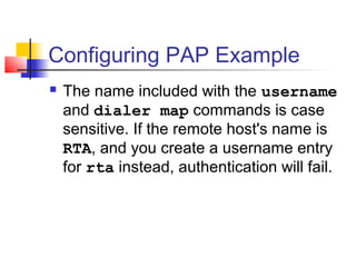 Script For Auto Pap Example Point to-point-protocol | PPT