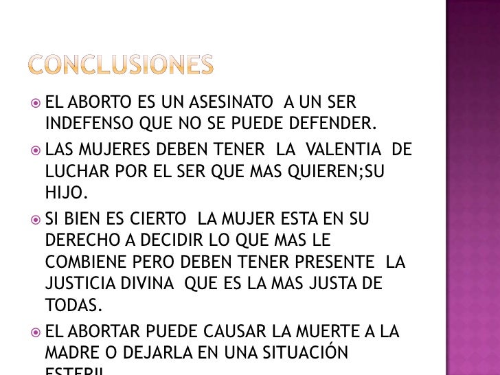 EL ABORTO