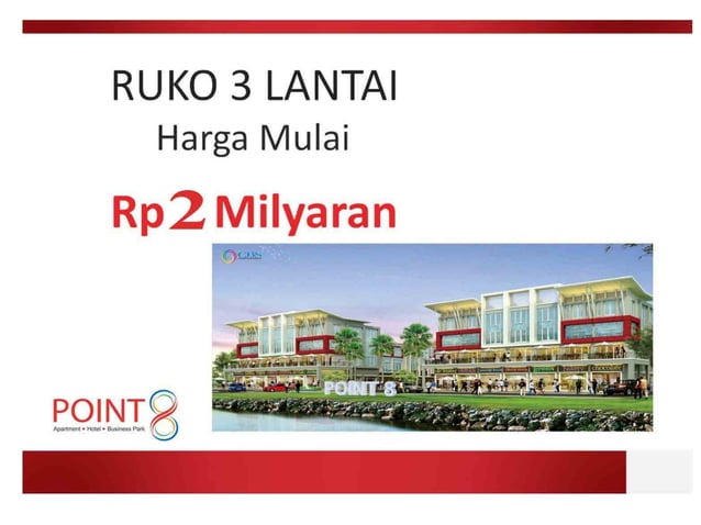 Presentasi Project Point 8, facilities, benefit, spesification, design ...
