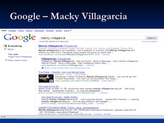 Google – Macky Villagarcia 
