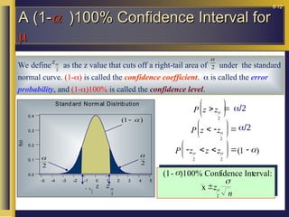 Comprehensive Guide to Confidence Intervals and Statistical Inference | PPT