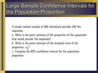 Comprehensive Guide to Confidence Intervals and Statistical Inference | PPT