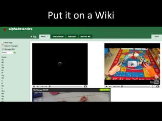 Put it on a Wiki