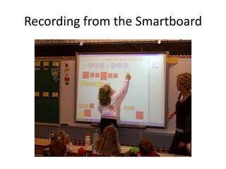Recording from the Smartboard