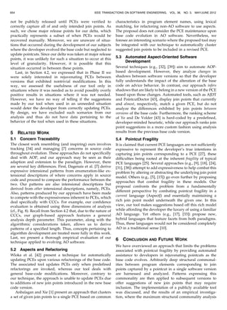 ) errors which
relates to the number of false negatives produced by the
pattern (also depicted in Fig. 9 by the region marked  