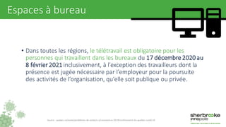 Point d'information | COVID-19 : reconfinement du Québec