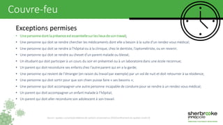 Point d'information | COVID-19 : reconfinement du Québec