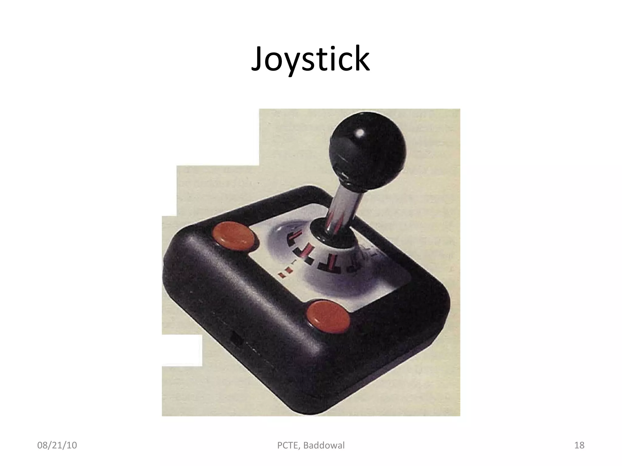 Joystick 08/21/10 PCTE, Baddowal 