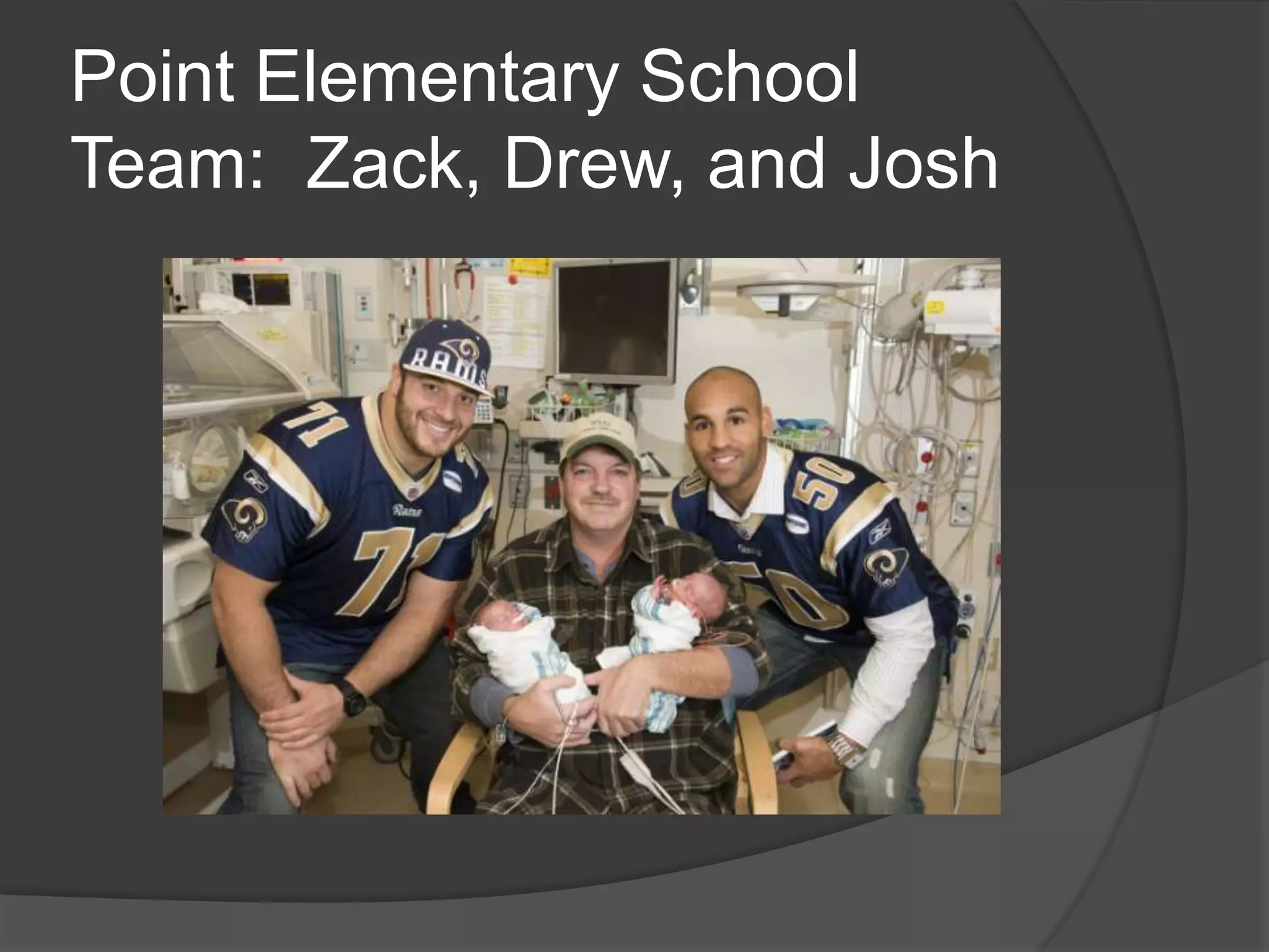 Point Elementary School
Team: Zack, Drew, and Josh