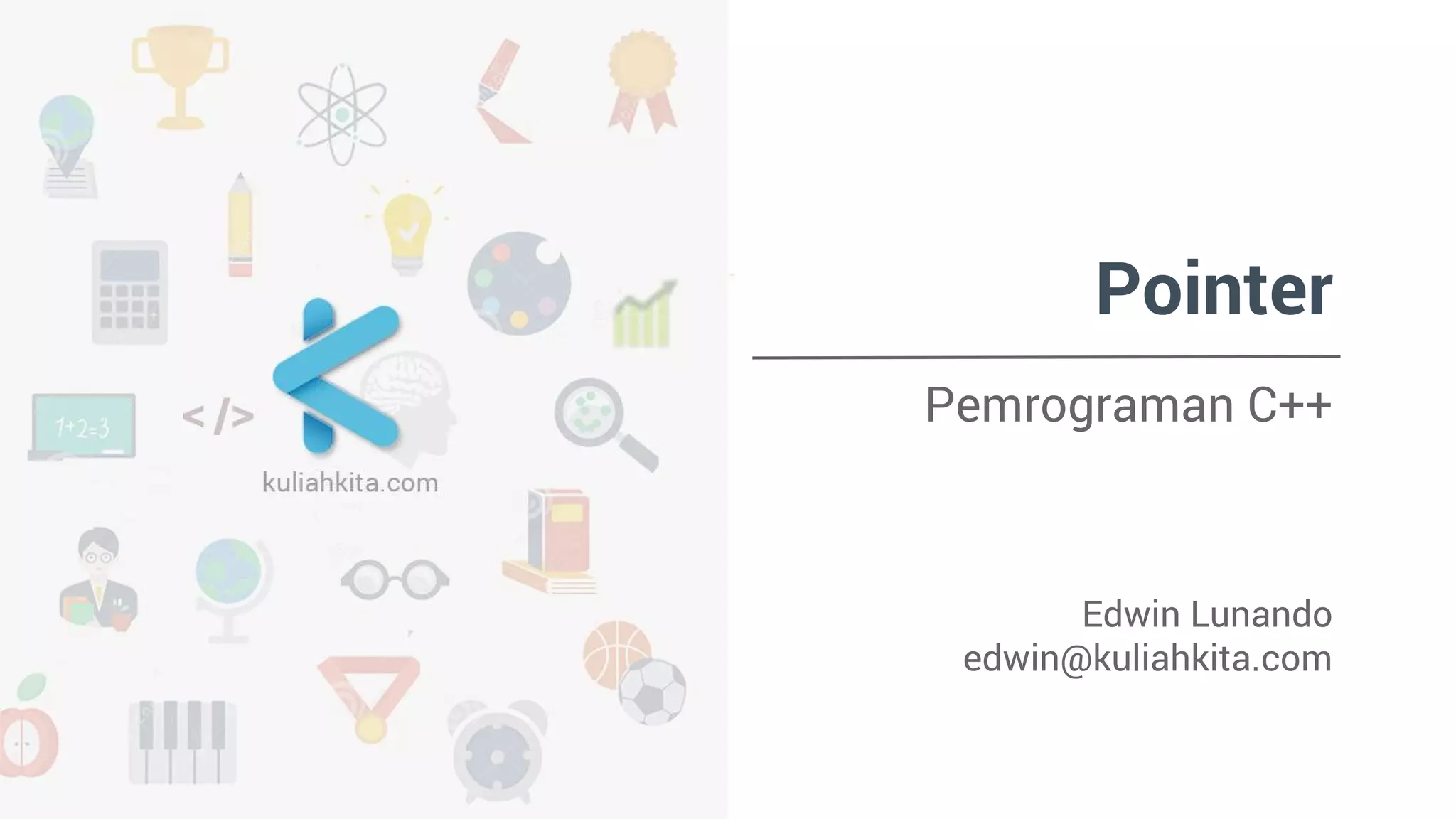 Pemrograman C++ - Pointer | PPT