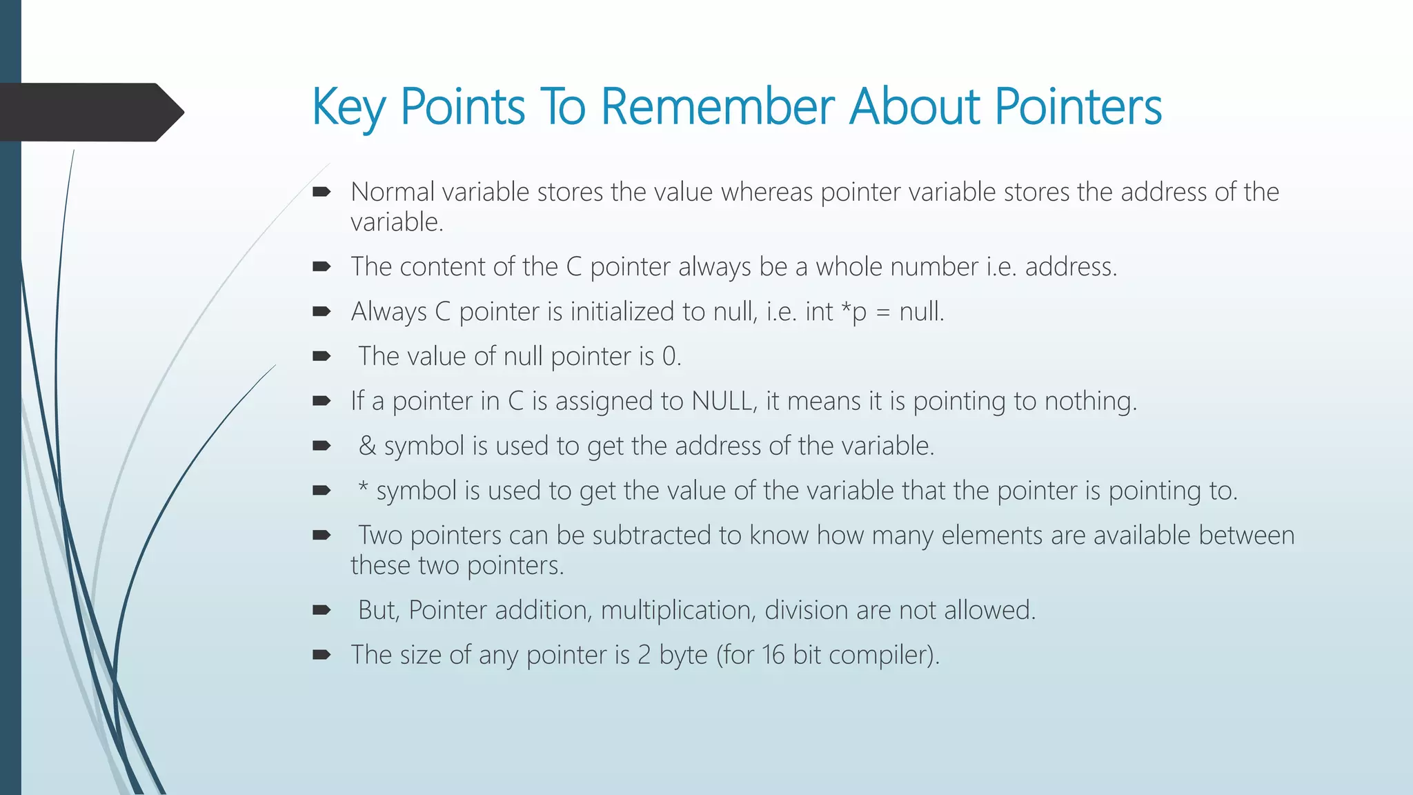 Pointer in c | PPT