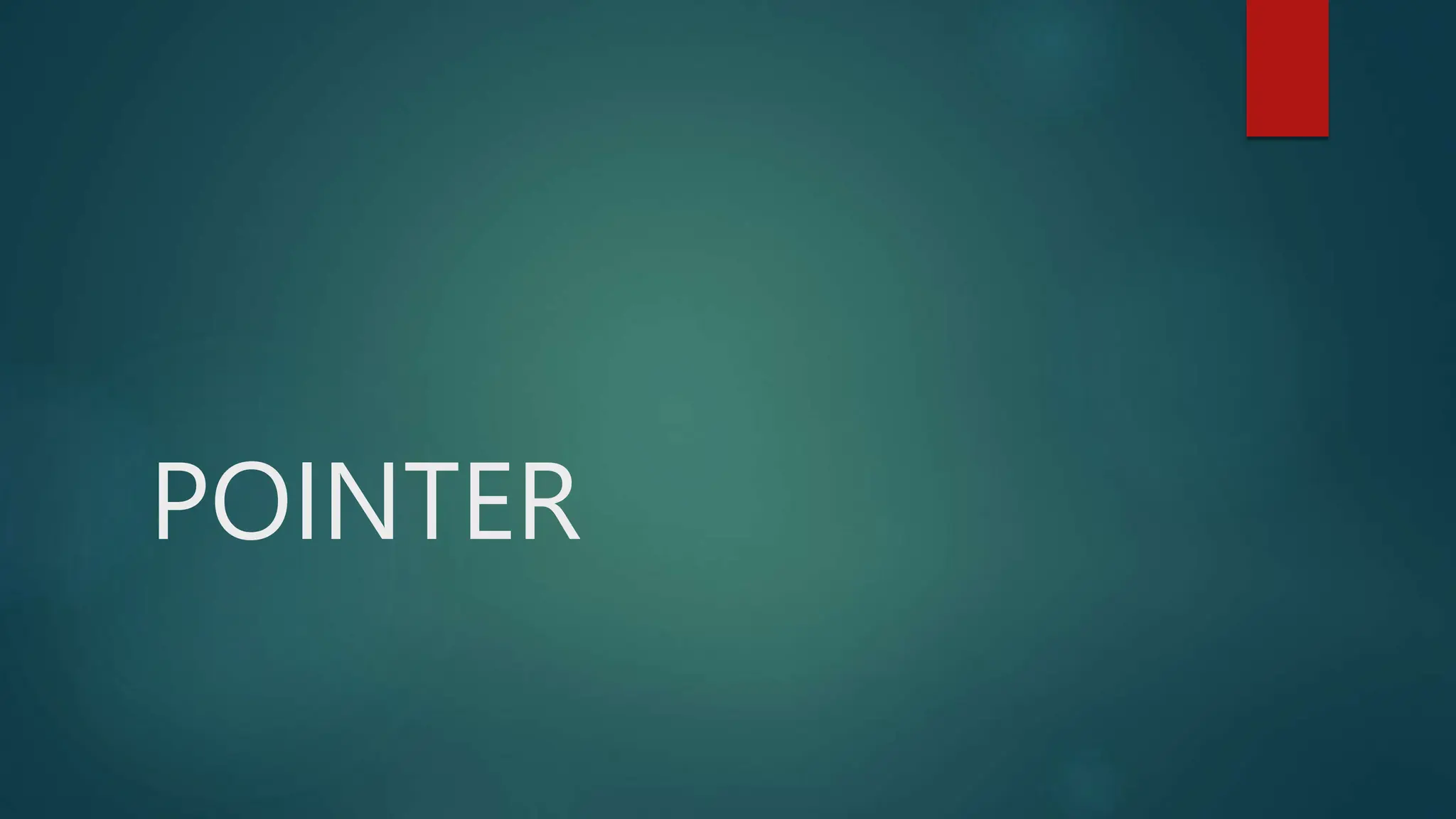 Pointers in c++ programming presentation | PPTX