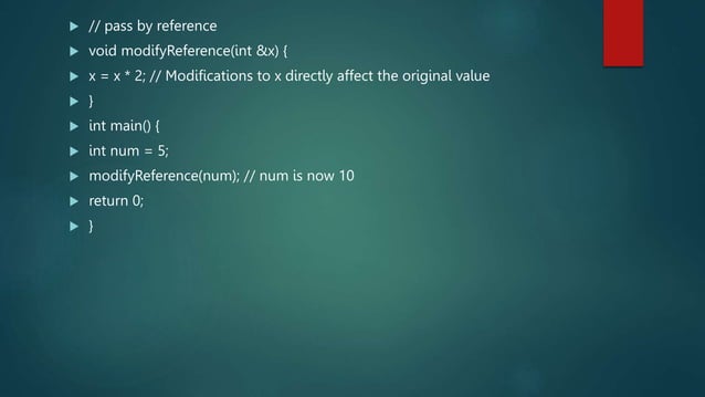 Pointers in c++ programming presentation | PPT