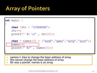 Pointer Level 2 Pointer level 2 | PDF