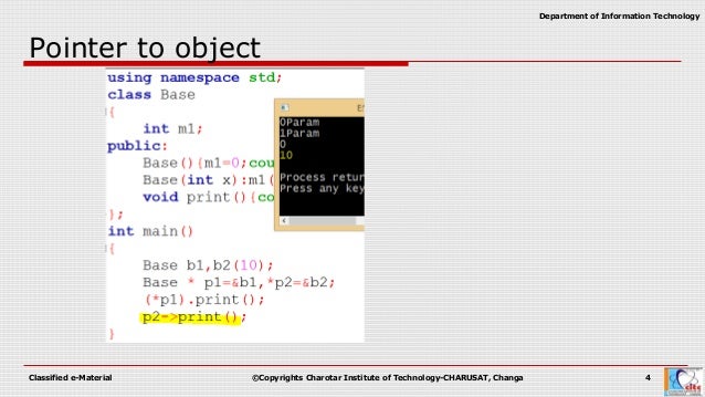 Pointer and Object in C++
