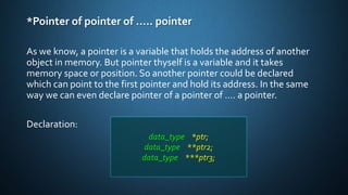 Presentation on pointer. | PPTX