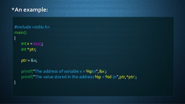 Presentation on pointer.