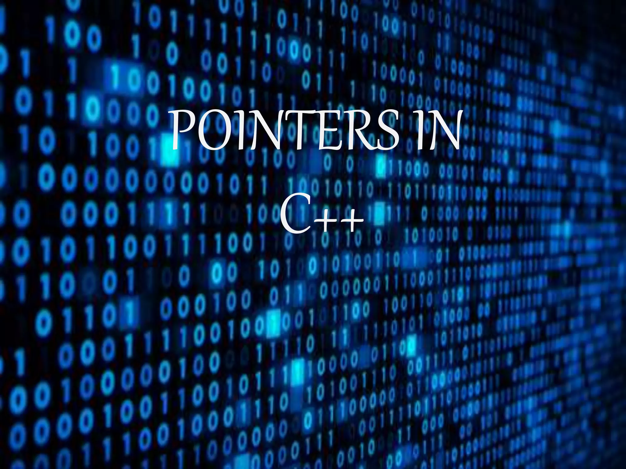 Pointer in C++ | PPTX