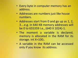 Pointer in C++ | PPTX