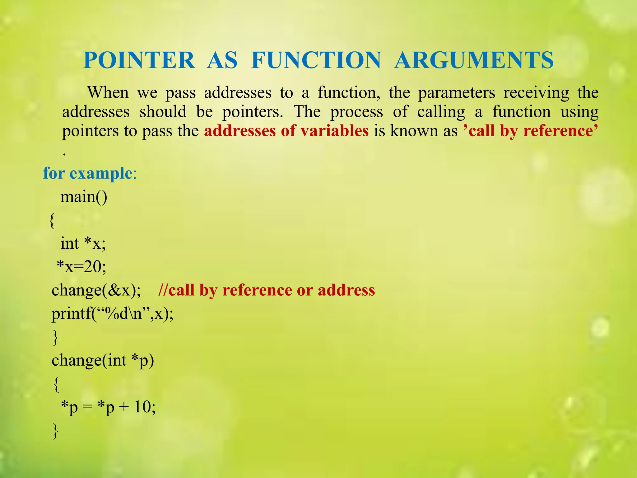 Pointer in c | PPT