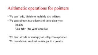 Pointer in c | PPT