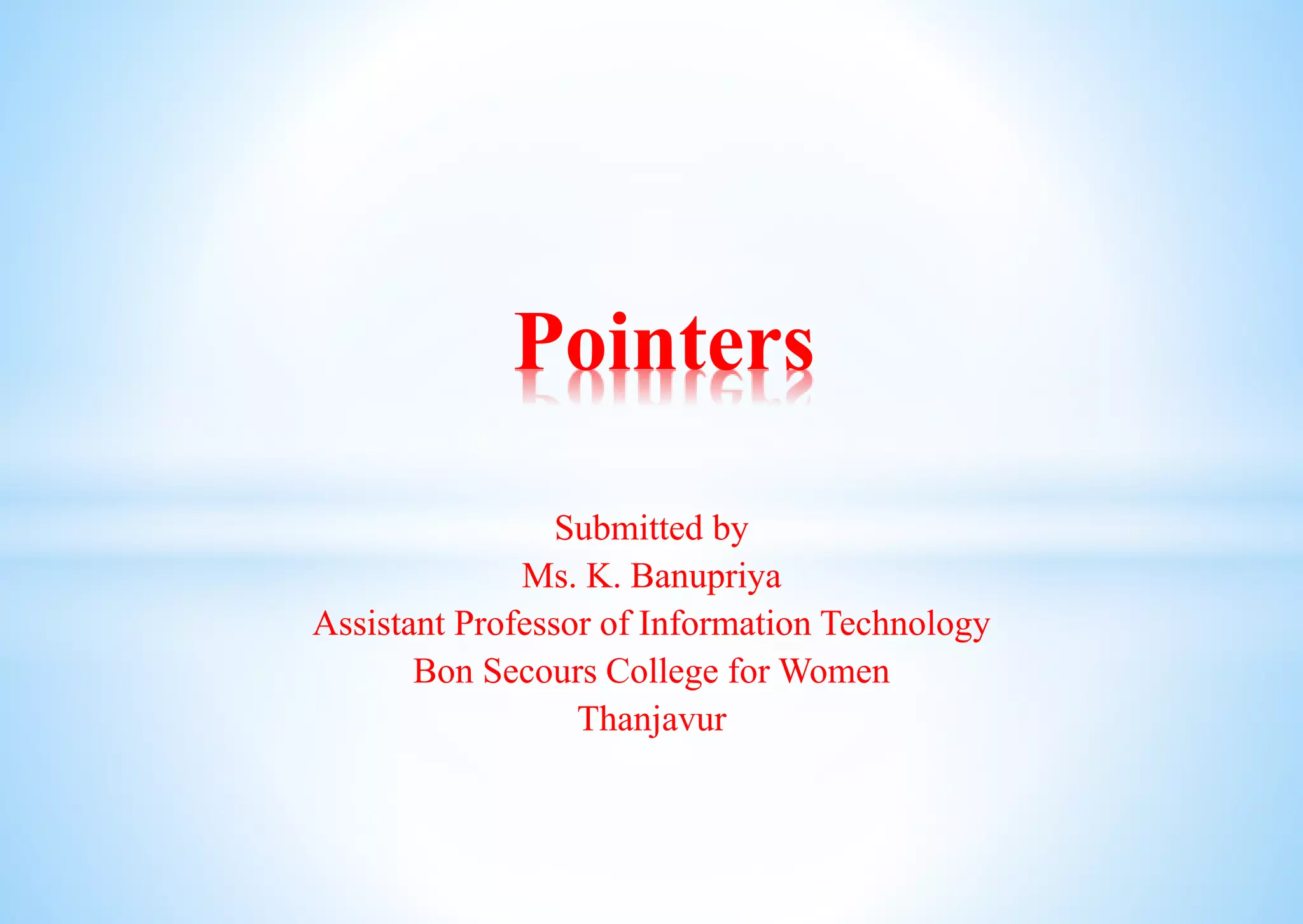 pointer in c++ -banu.pptx