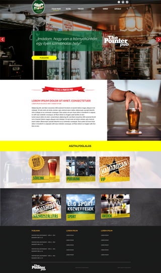 Pointer pub webdesign
