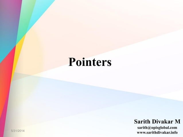 Pointers | PPT