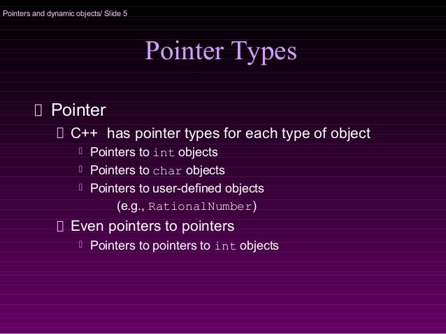 Pointers