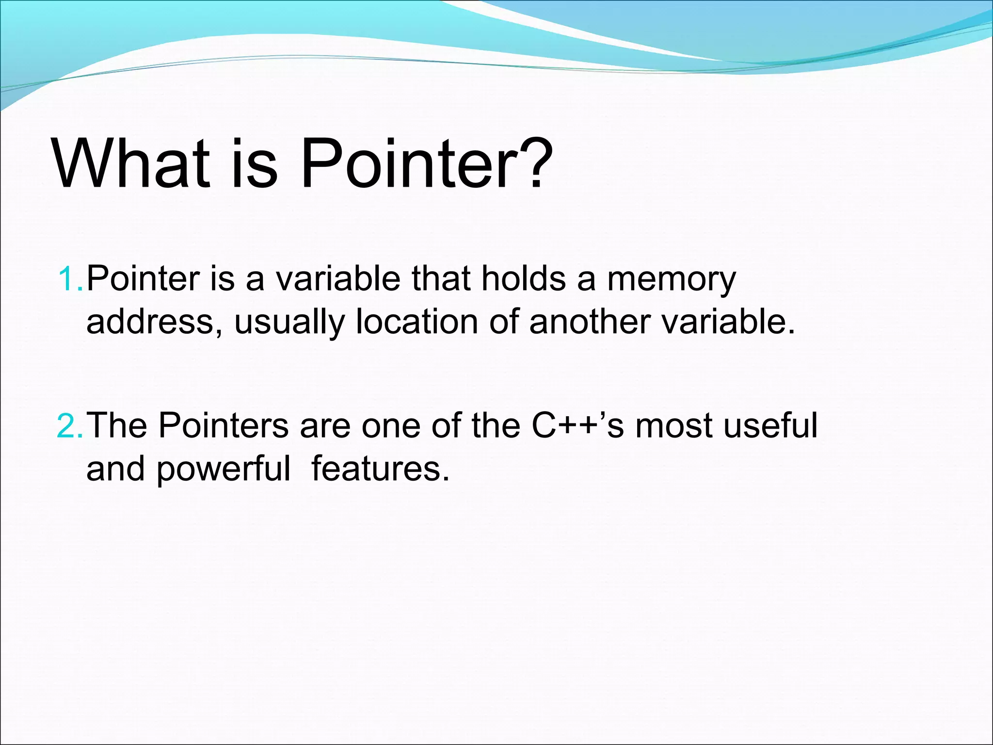 Pointers | PPT