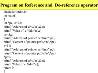 Pointers in C Language | PPT