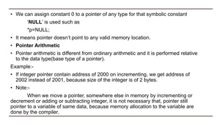 pointers of the programming in c most efficient.pptx | Free Download