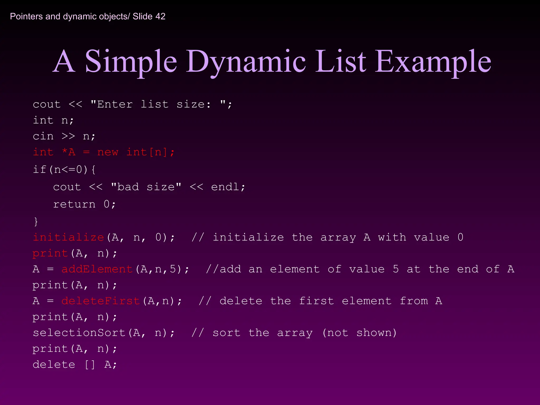 C/C++ Pointers explanationwith different examples | PPT