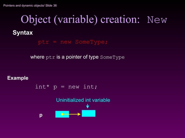 C/C++ Pointers explanationwith different examples | PPT