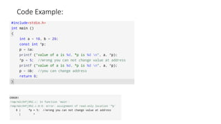 Code Example:
 