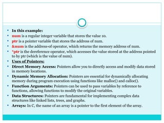 Pointers c language and programming.pptx