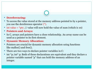 Pointers c language and programming.pptx
