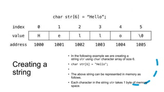 Pointers and Array, pointer and String.pptx