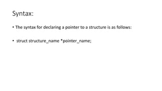 Pointers and Structures.pptx