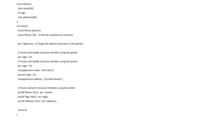 Pointers and Structures.pptx
