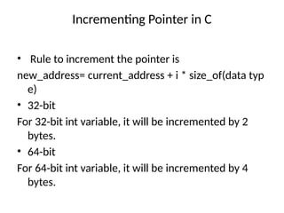 Pointers and structures for beginners in c | PPTX