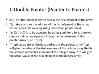 Pointers and structures for beginners in c | PPTX