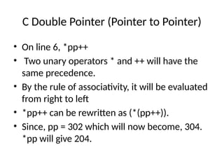 Pointers and structures for beginners in c | PPTX