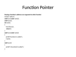 Pointers and structures for beginners in c | PPTX