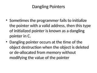 Pointers and structures for beginners in c | PPTX