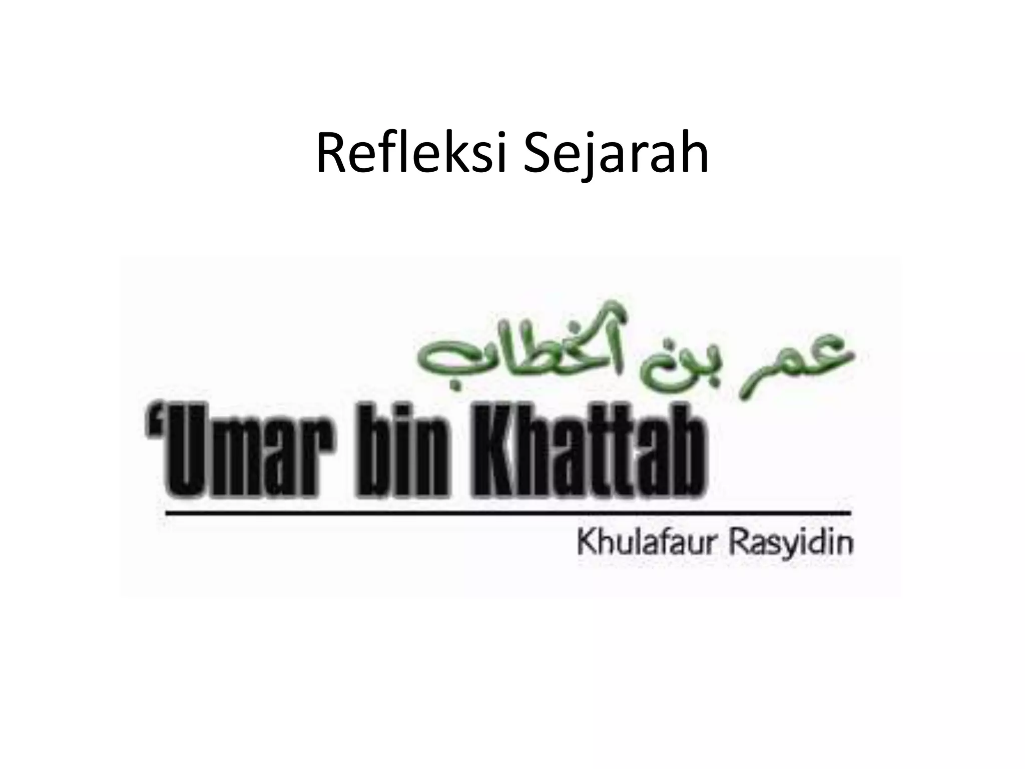 Refleksi Sejarah
 