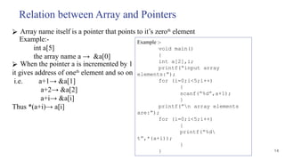 pointers_DMA_Doublepointer, pointer declaration, content | PPTX