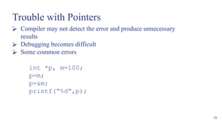 Pointer Dm pointers_DMA_Doublepointer, pointer declaration, content | PPTX
